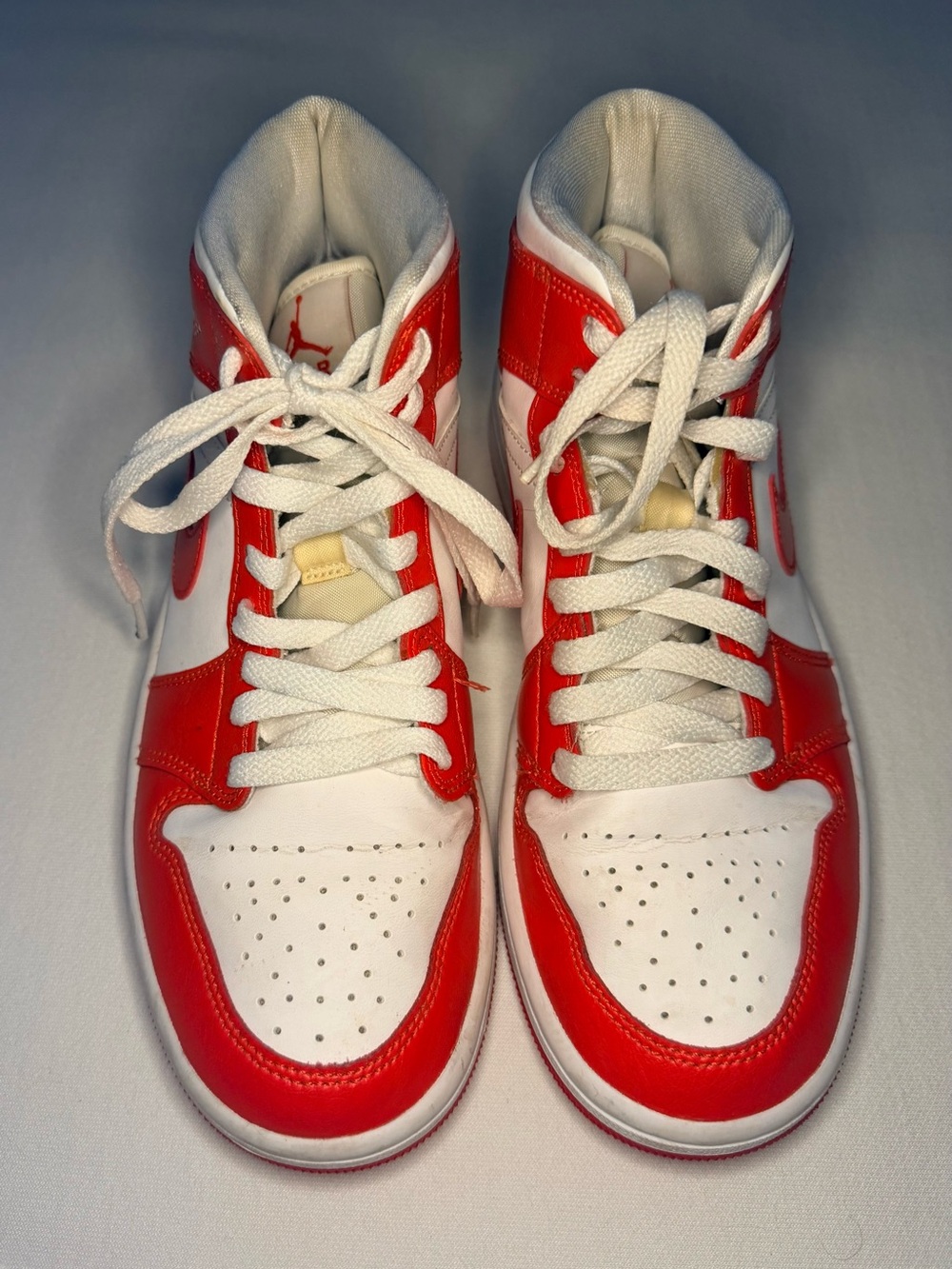 Nike Air Jordan 1 Mid Syracuse Orange/White